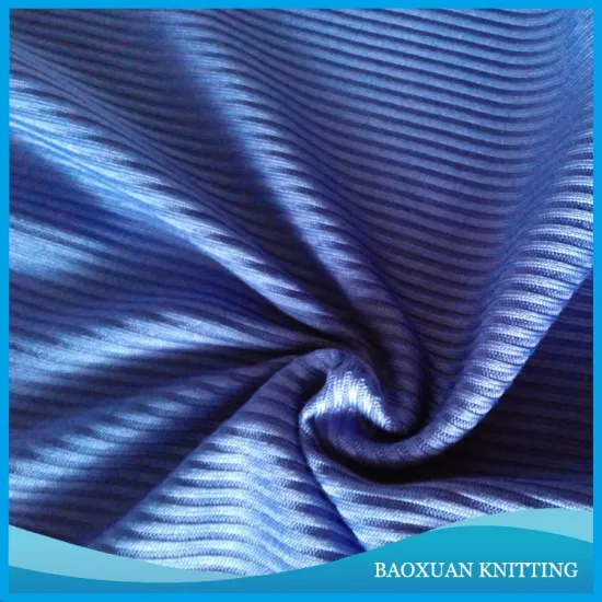 100%polyester factory price 1*1 sweater knit rib fabric