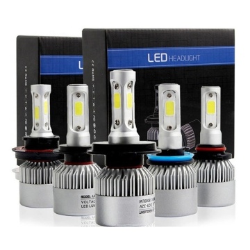 High Quality S2 Auto Light Headlamp COB High Lumen 9005 9006 H1 H3 H4 H7 H11 Car LED Headlight Bulbs