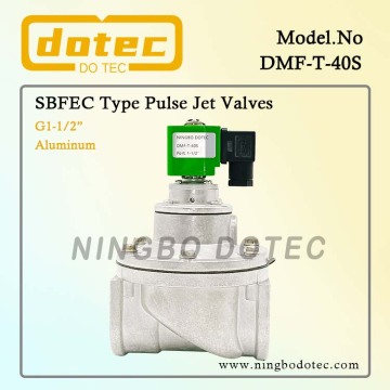 BFEC 1.5'' DMF-T-40S Straight Through Pulse Jet Valve For Dust Removal 24V 110V 220V DC AC
