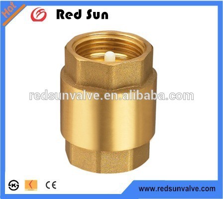 taizhou supplier HR6010 brass plastic core /brass core check valve