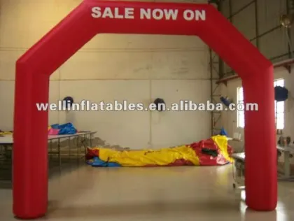 Professional inflatable door advertising