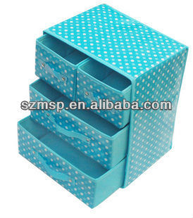 Multifunctional three layers tectorial and waterproof non-woven folding storage box