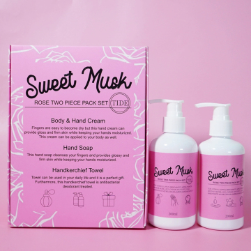 OEM GMPC Certified Rose Lavender Lemon Perfume Hand and Face Cream & Soap Set