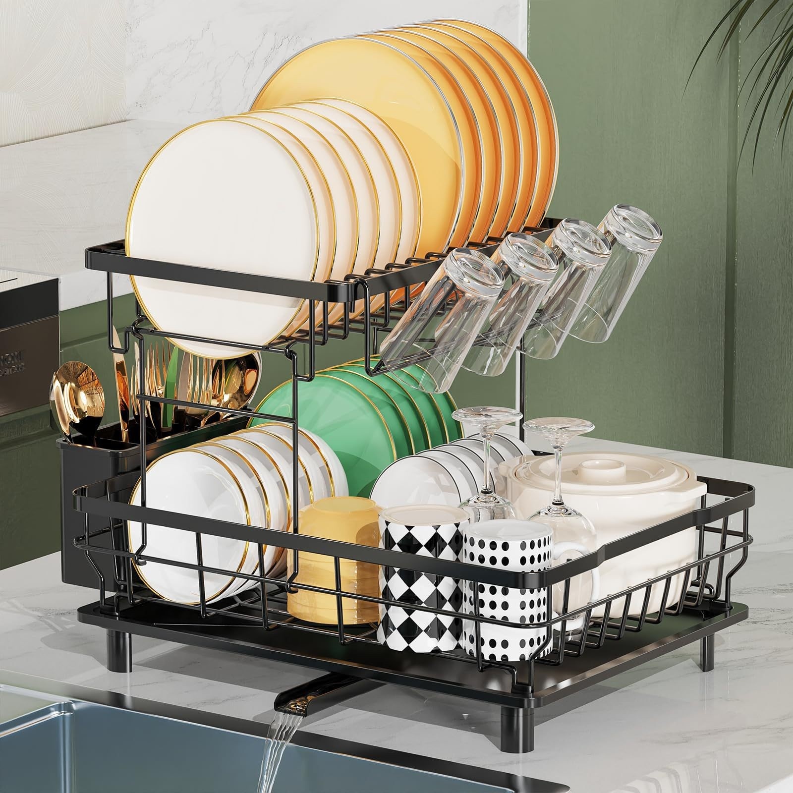Large Kitchen Storage Rack with Removable