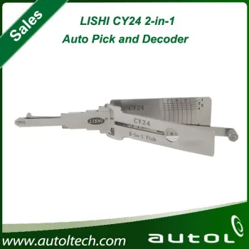 Original Lishi CY24 Chrysler decoder and lock pick genuine combination tool