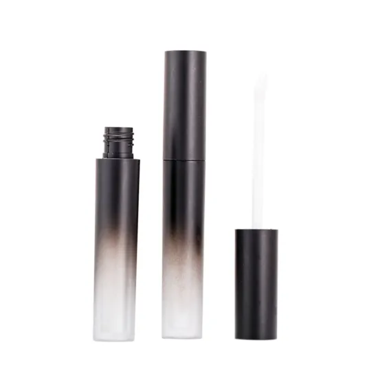 Gradient Matte Black Liquid Lipstick Tube LipGloss Packaging