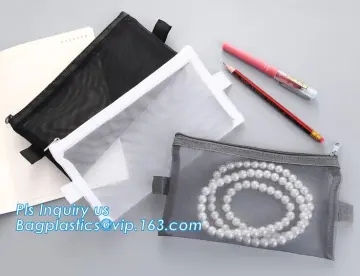 mesh file bag A4 size with custom logo, Promotional nylon mesh zipper lock file bag, Mesh Document Bag Zip File Bag with Zippe