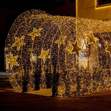 Christmas Decoration: LED Outdoor Tunnel Lights for Park Garden Street Holiday Project
