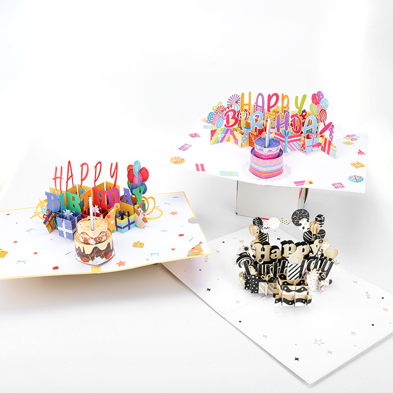Musical Birthday Card with LED Candle