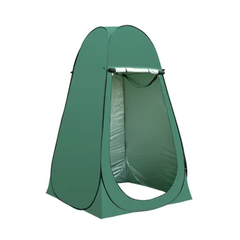 Cheapest Camping Tent with Window: Portable Outdoor Pop-Up Privacy Shower Tent & Camp Toilet