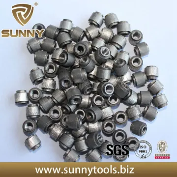 Electroplated diamond wire saw beads/wire saw beads