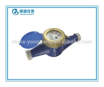 Low cost wet type water meter with 15mm-50mm