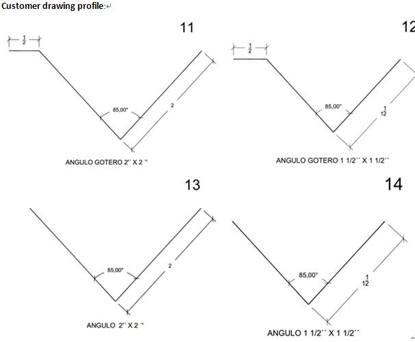 wall angle rolling machine