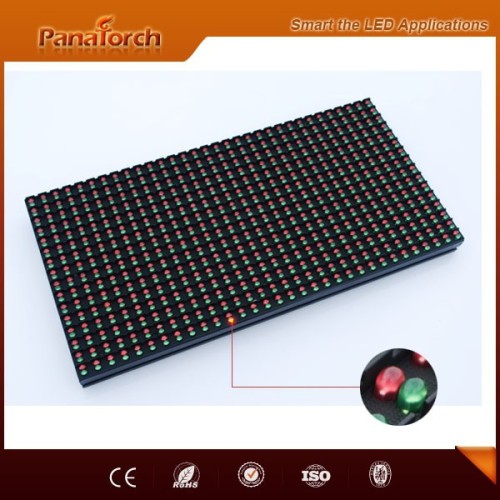 PanaTorch semi-outdoor P10 double color red-green Led display module for train station message forecast