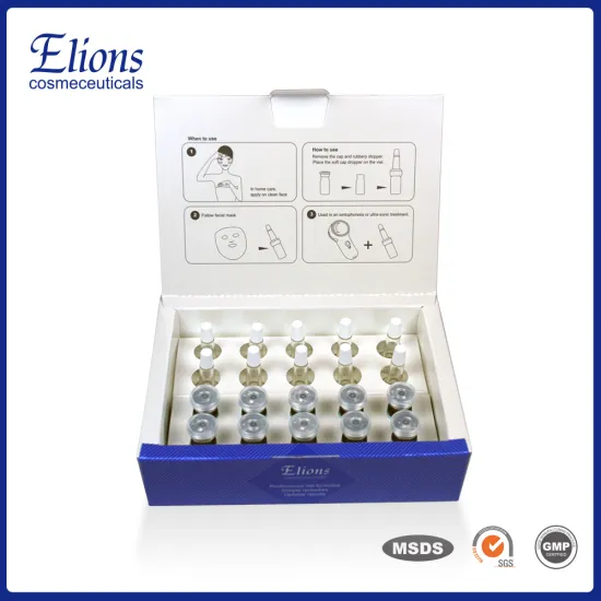 anti wrinkle and soften skin Q10 and peptides skin care ampoules