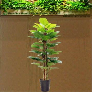 Interior green real look artificial plant for decorating