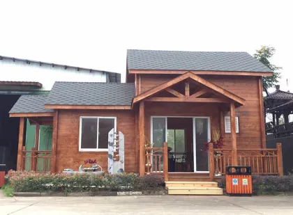 Ingreen easy assembly quick delivery prefab one floor wooden house/