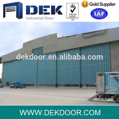 Industrial sliding steel door