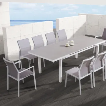 High-Quality Aluminium Garden Dining Set – New Arrival Outdoor Chairs and Table