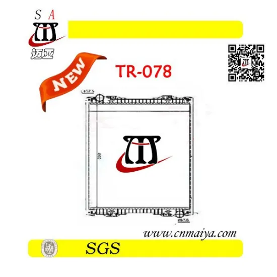 OE Part No. - 1784615 for Aluminum Truck Radiator