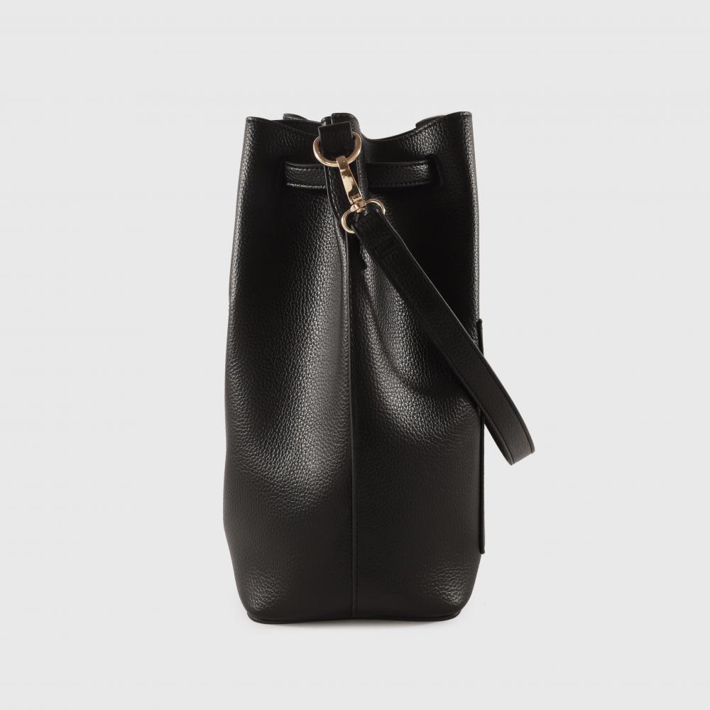 Drawstring PU Leather Bags for lady