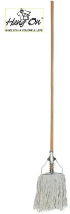 Wooden Handle Cleaning Mop (lavor-saving and durable)