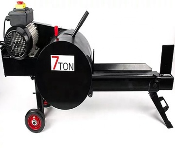 7Ton Electric Wood Cutting Machine: Efficient Log Splitting Drill Bit for Wood Work