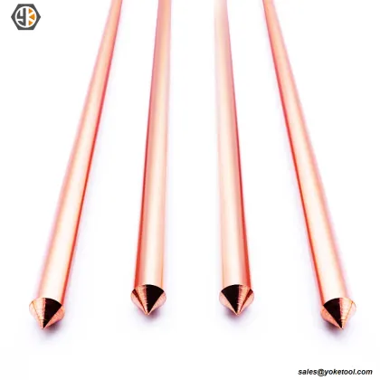 Copper Bonded Ground Rod | UL Earthing Hardware | Yokelink