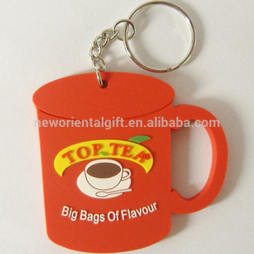 New design 3D PVC Keychain for kids