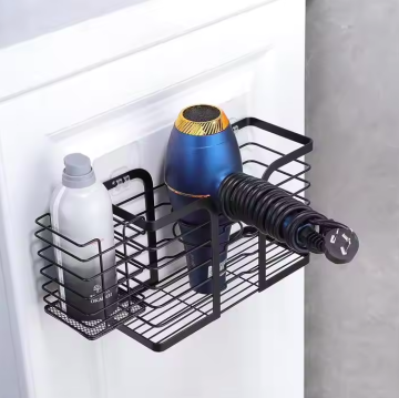 Hot Sell Wall Mount Hair Tool Organizer - Bathroom Storage Solution