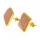 Boucles d&#39;oreilles de bijoux de fête en quartz rose