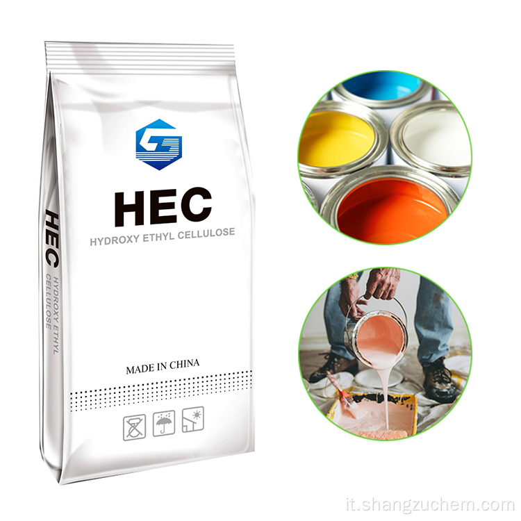 Idrossietil cellulosa HEC GHE60 per vernici a base d'acqua
