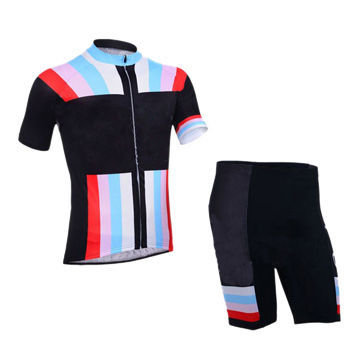 Cycling jersey sets, made of 100% polyester, fashionable design