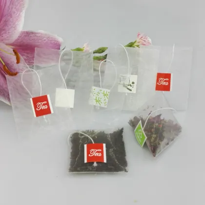 Transparent Nylon Pyramid Tea Bags for Herbal Teas - New Design