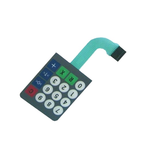 Control de acceso de teclado de interruptor de membrana LED de LED impermeable