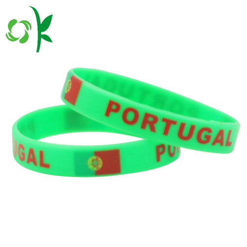 Aangepaste afdrukken bruiloft polsbandjes Festival armband Bangle