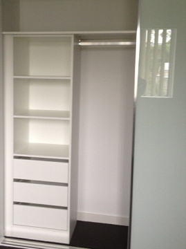 Aluminium Framed Toughened Glass Sliding Door Wardrobe Popular in Australia