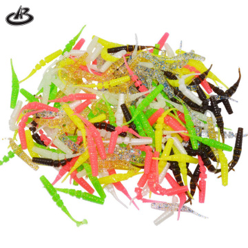 Wholesale Fishing Lures: Multi-Section Needle Tail Soft Worm Swimbait Kit - 42mm, 0.35g, Sinking & Luminous