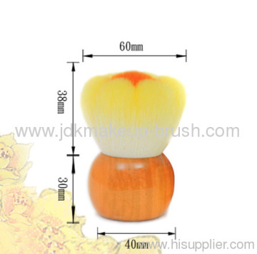 Blume Form Kabuki Pinsel mit Holzgriff