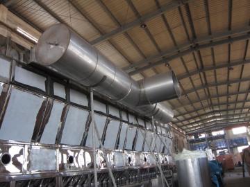 Horizontal Continuous Fluid Bed Dryer for Wet Granule