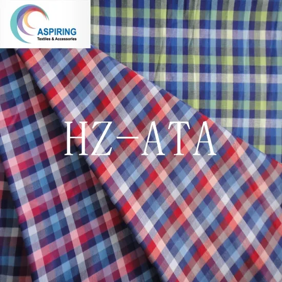 100% Cotton 21X21 Yarn Dyed Shirting Fabric