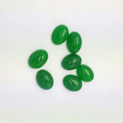 Loose Gemstone Eggs Stone Oval Malay Jade Gemstones
