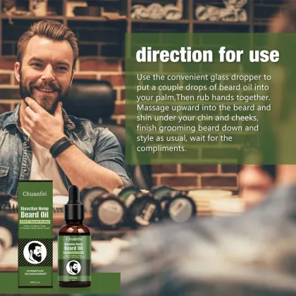 OEM Beard Oil: Natural Moisture and Softening Beard Growth Oil