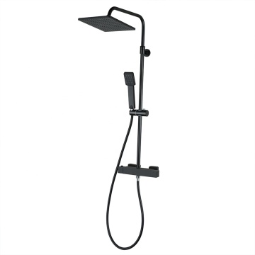 Brass Thermostatic Rain Shower Faucet with 304 Stainless Steel Tube for Bathroom