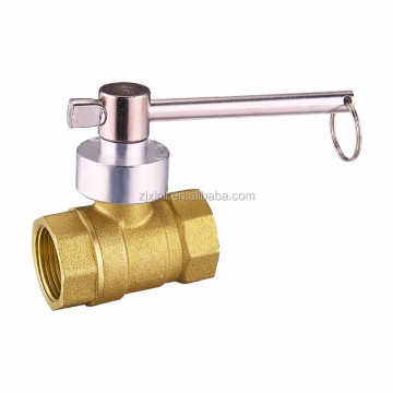 Lockable Ball Valves: 1/2 Inch and 3/4 Inch Brass Material - X23022