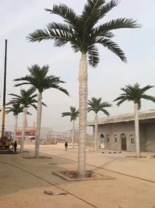 Artificial Coconut Palm Trees for Outdoor Royal Palm Decoration