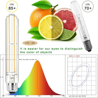 7.3 Inch LED Lightbulb Dimmable 6W T10 Tubular Soft White