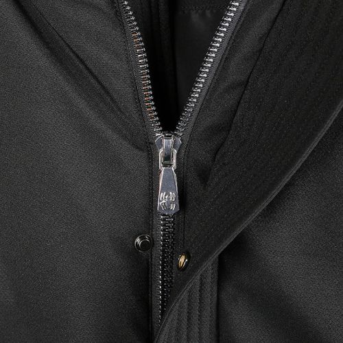 White or black plastic zippers for coat