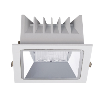 Modern 18W LED COB Factory Downlight - Square Commercial Ceiling Light