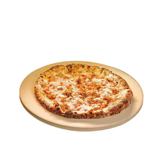 Customizable Free sample Cordierite Round Pizza Stone High-Temperature Resistant Pizza Stone BBQ Nature Baking Stone For Oven